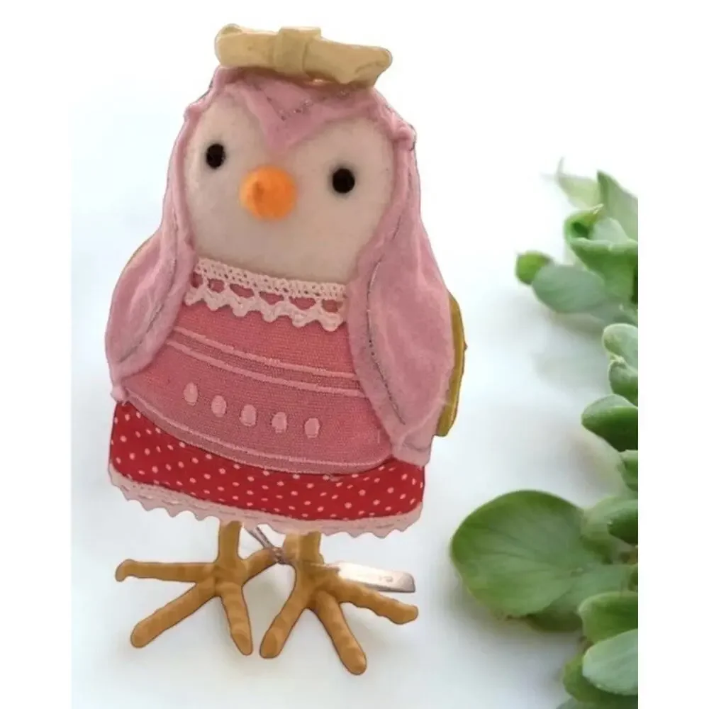 2019 SPRITZ Cora Target Bird Spring Easter Featherly Friends Pink 3261-46